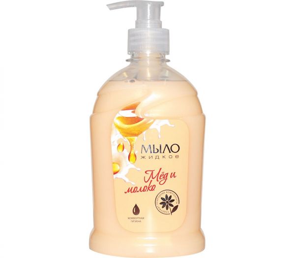 Liquid soap "Honey and milk" (500 g) (10325652)